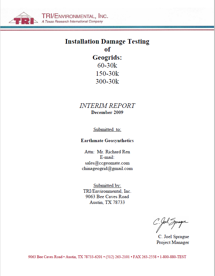 INFORME DE PRUEBA DE DAÑO DE INSTALACIÓN | WALLSTRAIN